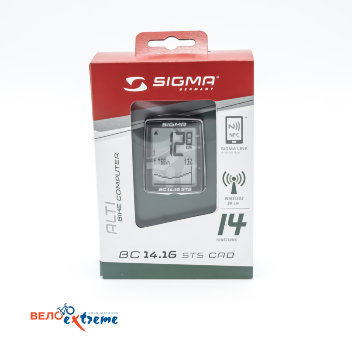 «Велокомпьютер SIGMA BC 14.16 STS CAD Topline» – №1