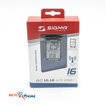 «Велокомпьютер SIGMA BC 16.16 STS CAD Topline» – №1